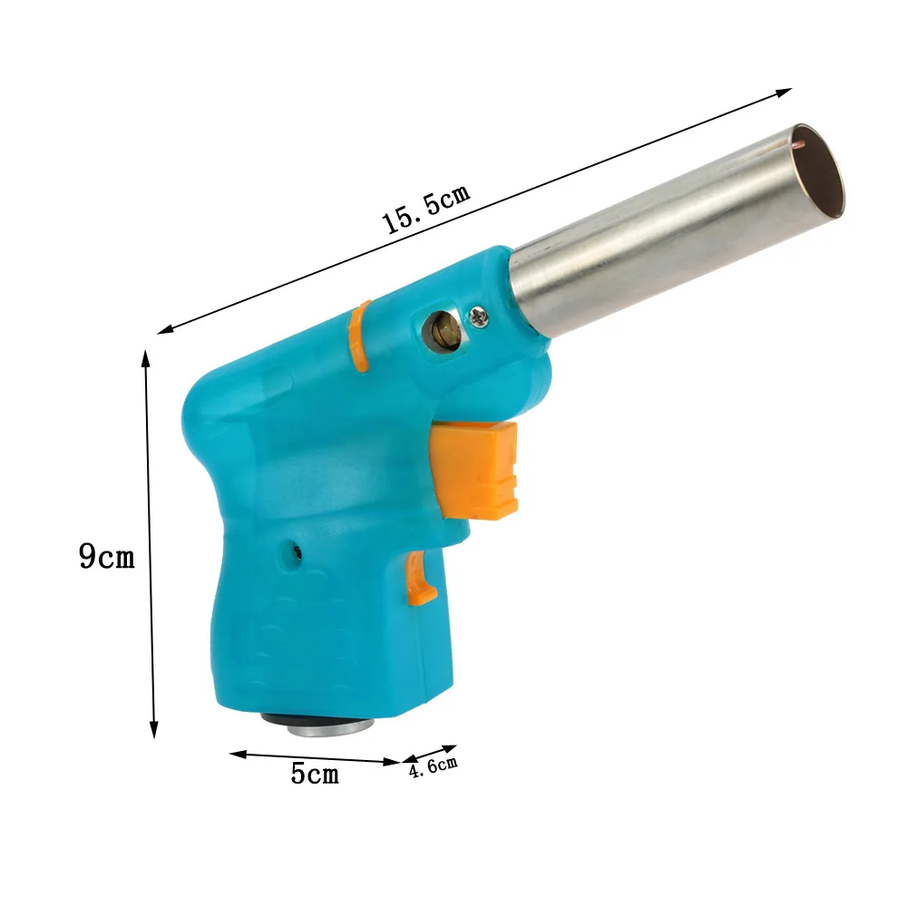 Сварочная пайка бутановый факел горелки газовая горелка для барбекю инструмент кемпинг электронный пистолет для поджига сварка резка сушка
