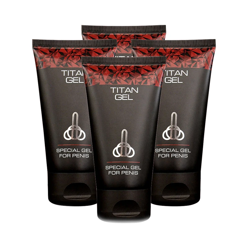 

4pcs Original Russian Titan Gel 50ml Herbal Cock Enlargement Cream Big Dick XXL Increase Thickening Massage Cream