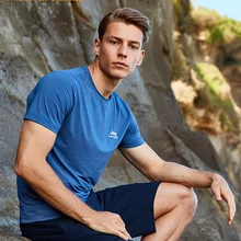 Jeep быстросохнущая футболка, короткий рукав Мужская одежда, досуг воротник, туристическая одежда, пот истощение, и альпинизм