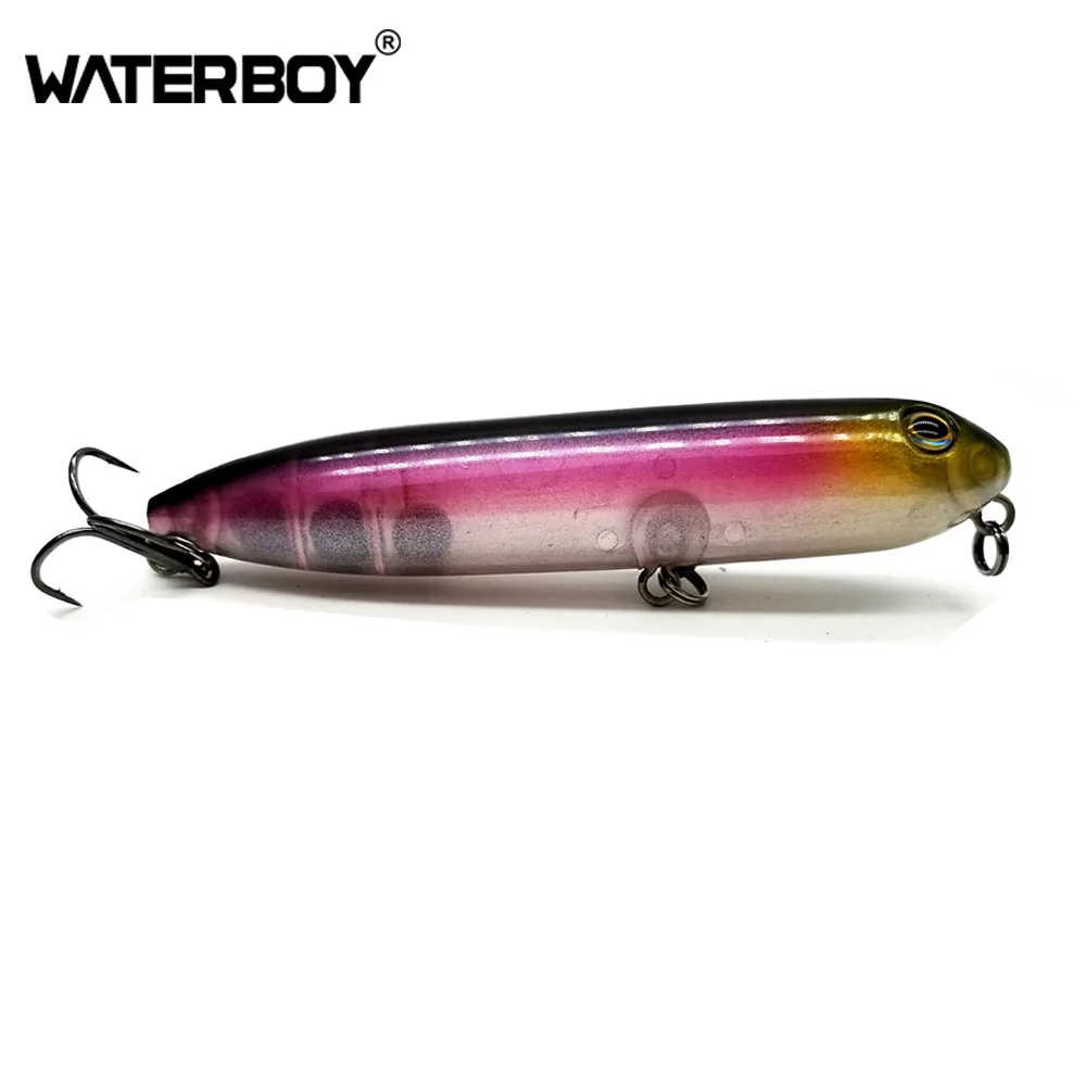 Водостойкая рыболовная приманка для собачьей прогулки, 11 см, 21 г, длинная литая приманка-карандаш, плавающая верхняя водная плавающая жесткая приманка - Цвет: color 3