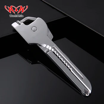 

WorthWhile 1 Piece Mini Keychain Knife Stainless Steel Creative for Outdoor Camping Hiking Emergency Survival Pocket Multi Tools