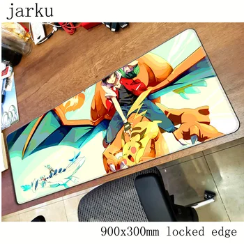 

Pokemons mouse pad gamer 900x300mm notbook mouse mat large gaming mousepad High quality pad mouse PC desk padmouse accessories