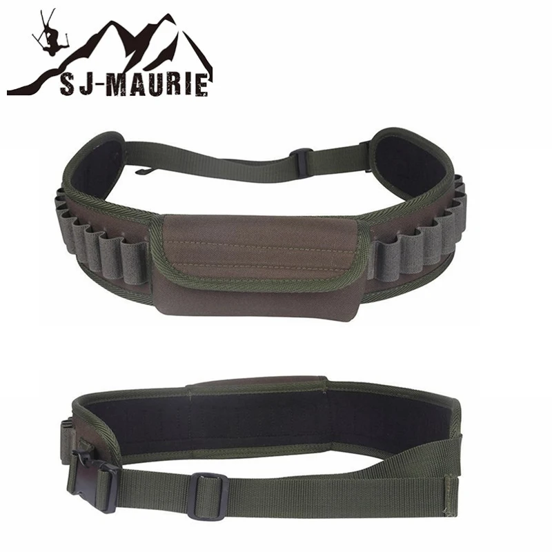 

Hunting Holes Military Style Tactical MOLLE Gun Waist Belt 30 Holes Hunting Bullet Bag Outdoor Hunting Shooting Equipment