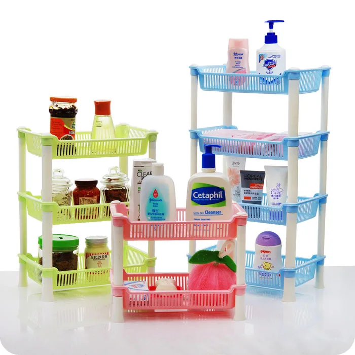 Thick plastic bathroom floor bathroom shelf storage rack storage rack
