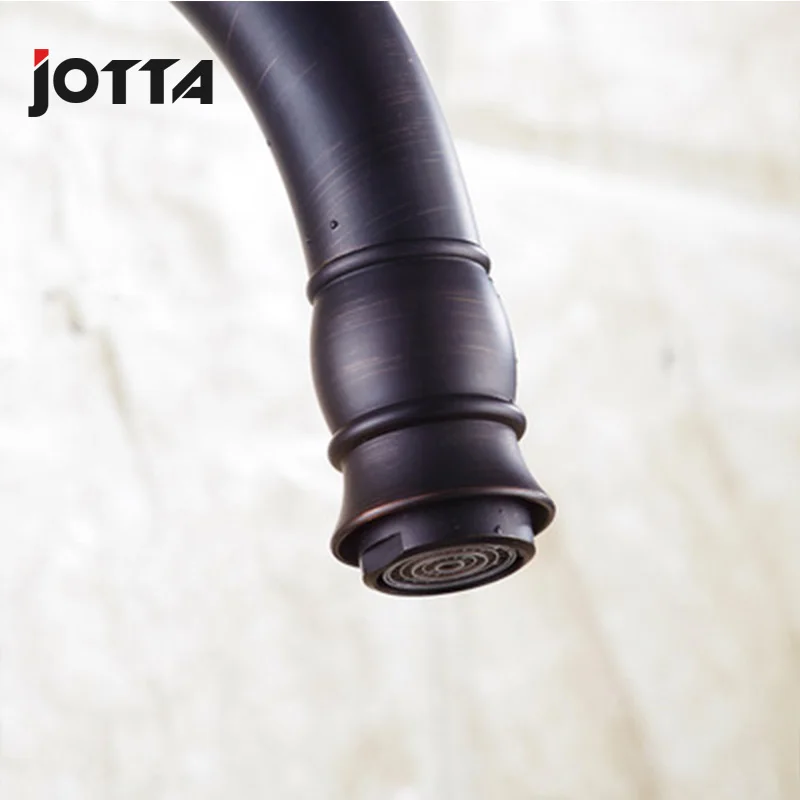 Kitchen sink black bronze faucet brass hot and cold water executives black antique color faucet