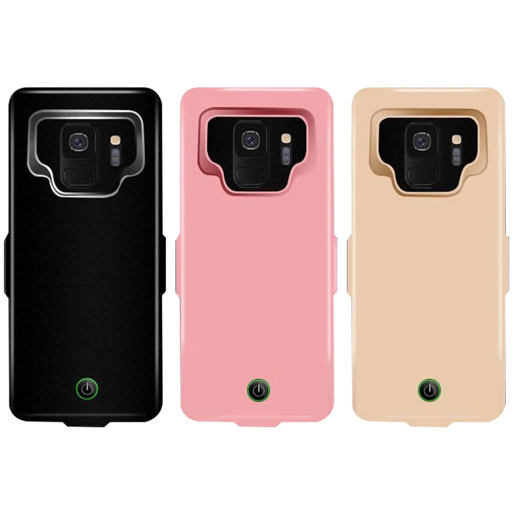

7000mAh Portable Back Up Clamping Power Bank for S9 S9P External Battery Charging Case Charger Poverbank For Galaxy S9 S9Plus