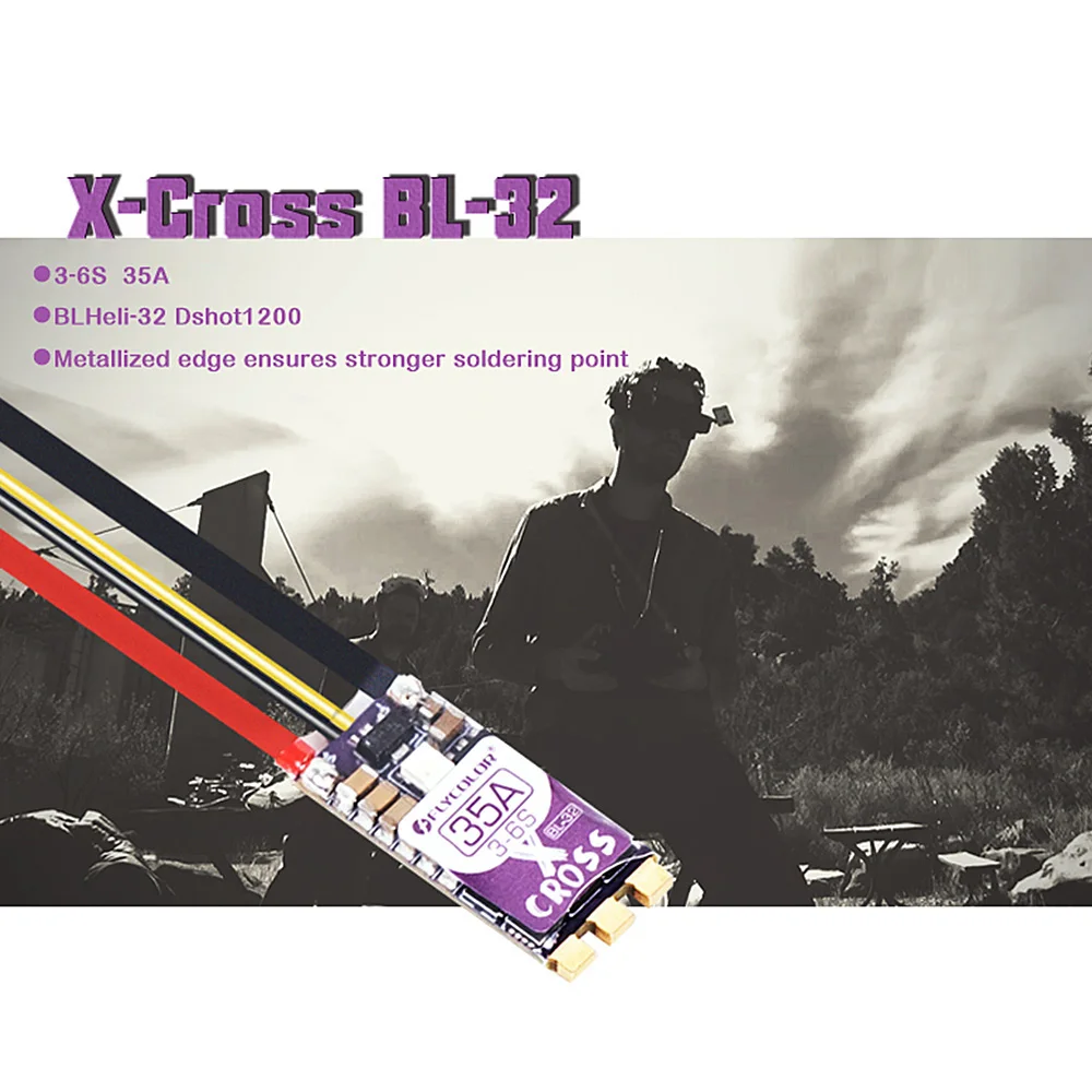 X Cross BL 32 35A 3 6s бесщеточный ESC электронный регулятор скорости для 200 280 мм FPV Дрон
