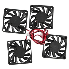 4 шт 24 V 60x60x11 мм 6010 Мини охлаждения Cooler фанатский мяч подшипник скольжения для 3D аксессуары для принтеров