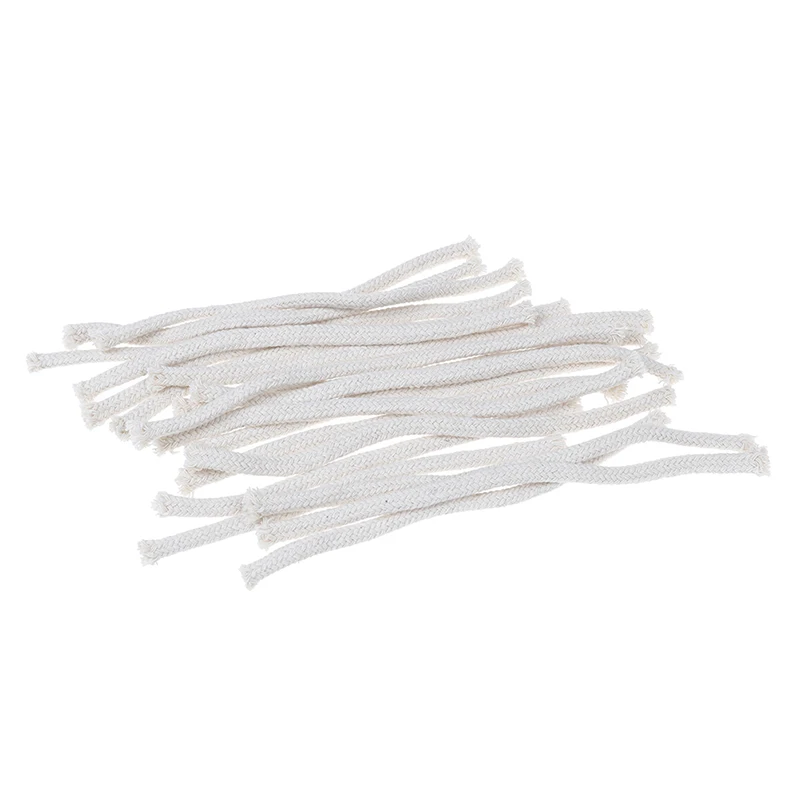 

5Pcs 15cm DIY Physical Materials Long Round Cotton Kerosene Oil Lamp Wicks Burner Alcohol Wick Rope Cotton Wick