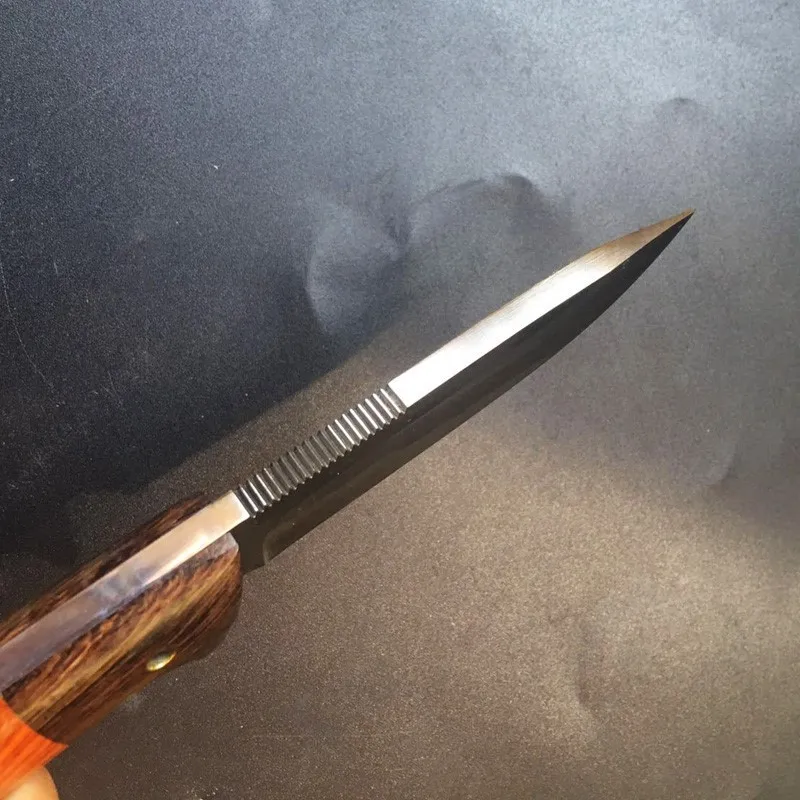 Открытый тактический высокопрочный прямой нож 9Cr18Mov высокоуглеродистые высокохромированные охотничьи ножи из нержавеющей стали инструменты для выживания