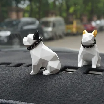 

Geometric Dog Silicone Mold Aroma Plaster Gypsum Molds For Home Decoration Bulldog Concrete Clay Crafts Candle Resin Mould