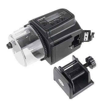 

For Aquarium Fish Tank Auto Feeders 65mL Automatic Fish Feeder with Timer Pet Feeding Dispenser LCD Indicates Fish Feeder