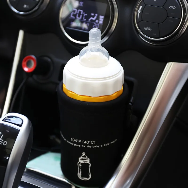 Baby Feeding Bottle Warmers Heater Quickly Food Milk Travel Cup Warmer Heater Portable DC 12V in Car Baby Bottle Heaters