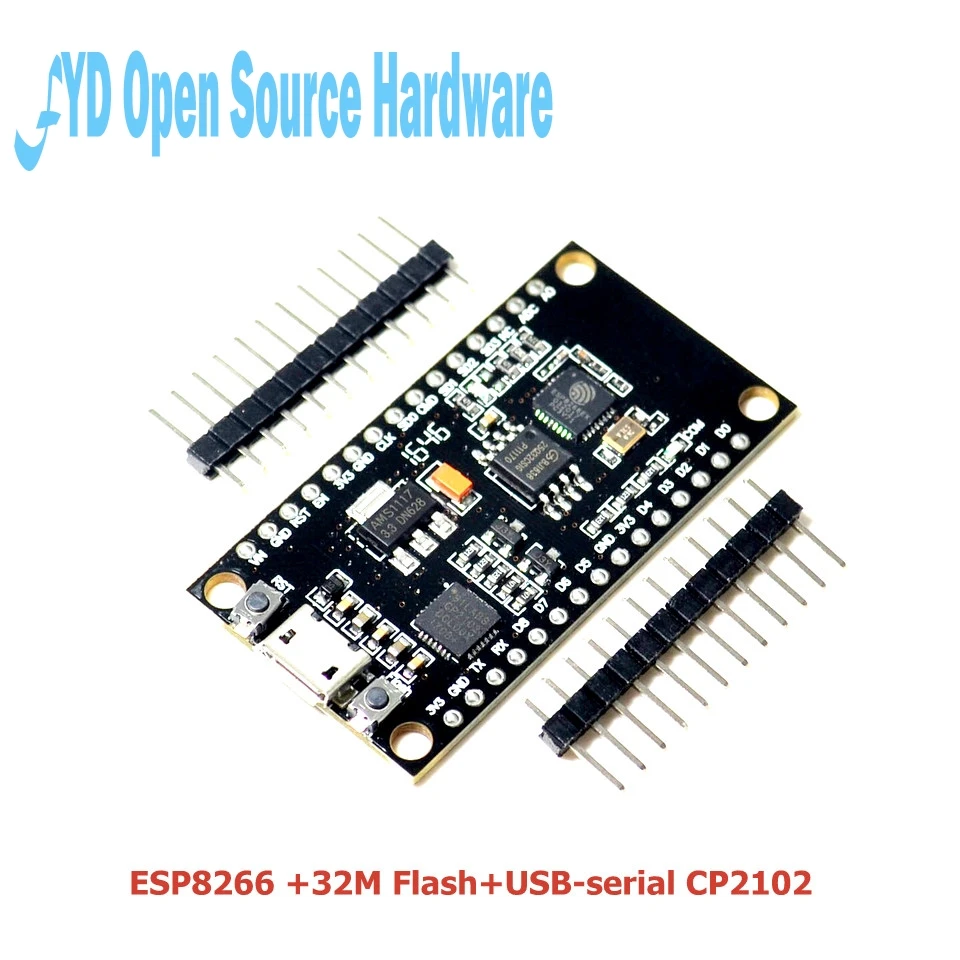 1 шт. NodeMCU V3 Lua WIFI модуль интеграции ESP8266 + Дополнительная память 32M flash USB serial CP2102|nodemcu