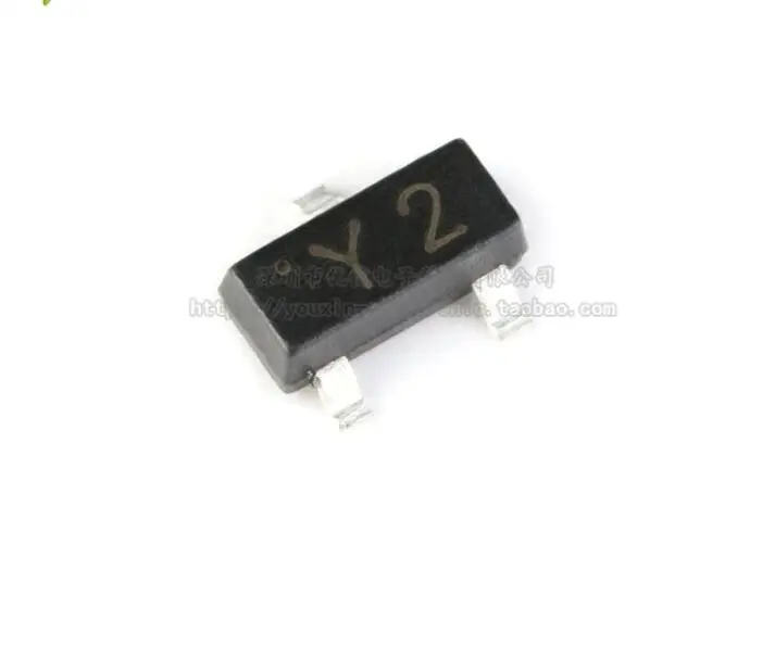MMBT8550D Y2 СОТ-23-алюминиевая крышка, 25В/1.5A SMD транзисторный Триод