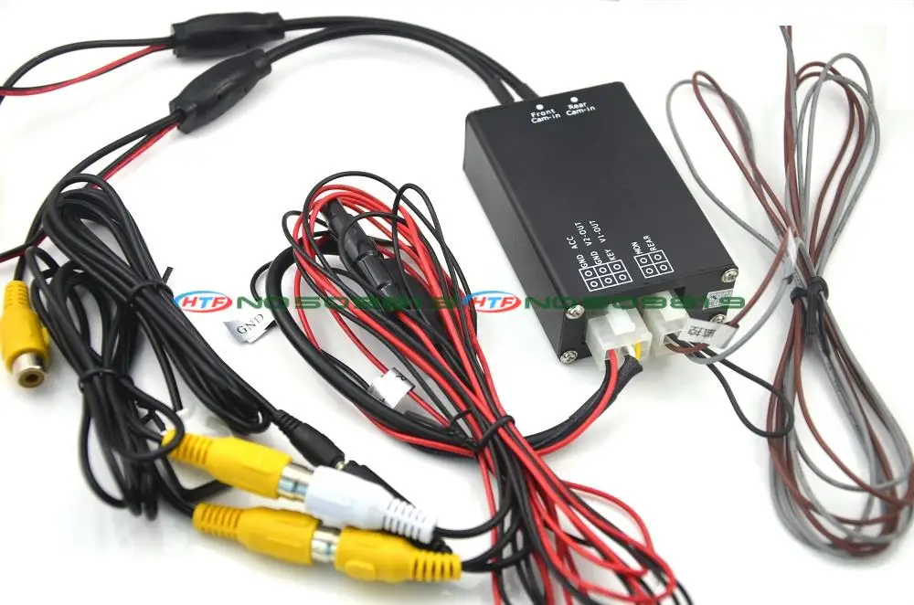 Two font b Cameras b font Image Switch Control Box for Front View Rear View Parking