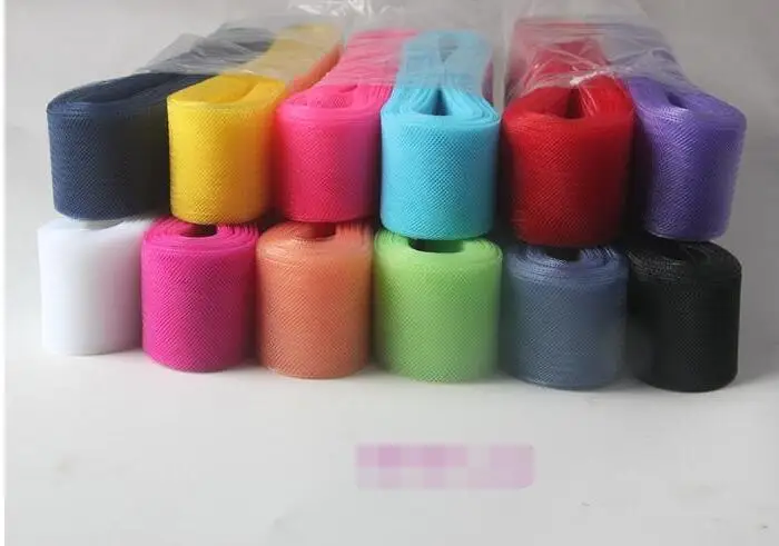 "(2,5 см) шляпа-чародей из конского волоса Crin Chrinoline 100 Ярд/лот#31 цвет