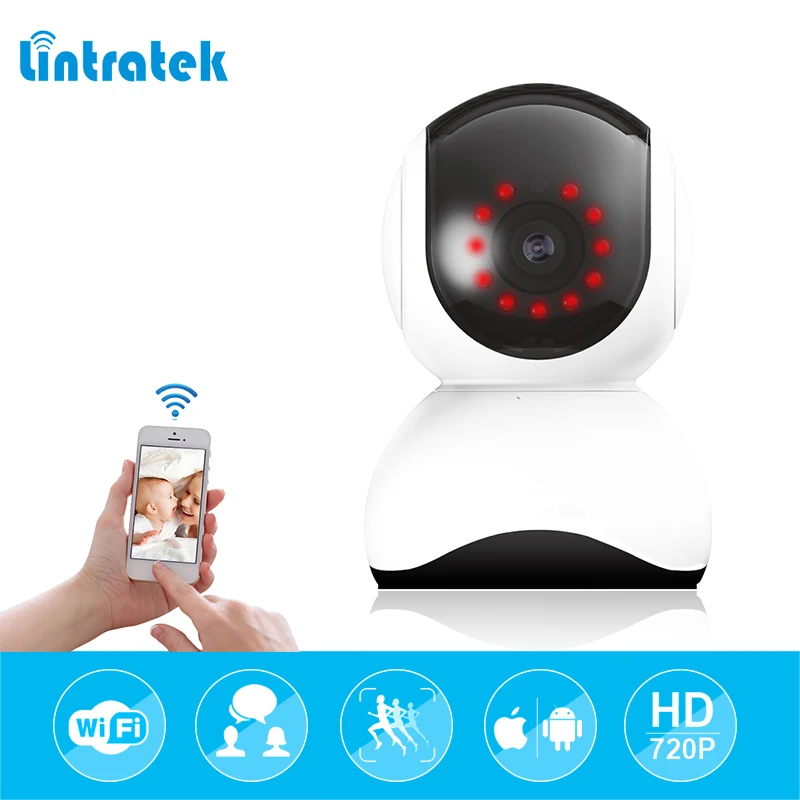 lintratek HD 720P 1.0mp Video Surveillance Camera mini CCTV Wireless wifi Camera ip wi-fi Home Security Camera Baby Monitor Cam lintratek video surveillance camera 960p wifi onvif mini ip camera home security wifi cctv camera wireless baby monitor ipcamera