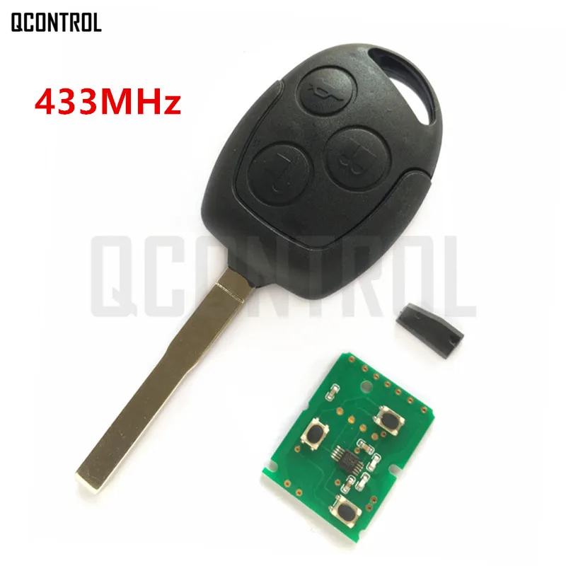 QCONTROL Автомобильный Дистанционный Ключ DIY для Ford Fusion Focus Mondeo Fiesta Galaxy HU101 Blade