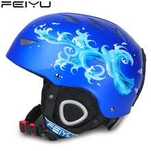 2019 Ski Helmet Professional Skiing Helmet For Adult and Kids Snow Helmet Safety Skateboard Ski Snowboard Helmet oshow ski helmet for adult half covered snowboard helmet sports helmet women helmet covers safety skate light