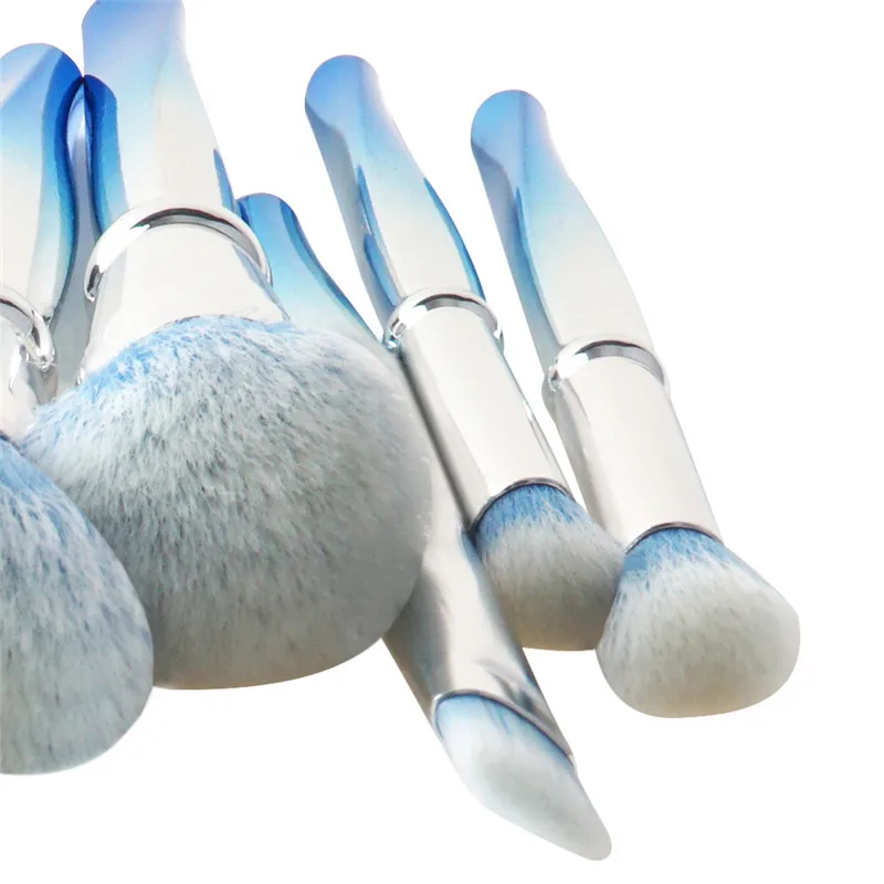 Бренд Pro Макияж Кисточки набор радуга Алмаз ручка Основа для макияжа лица