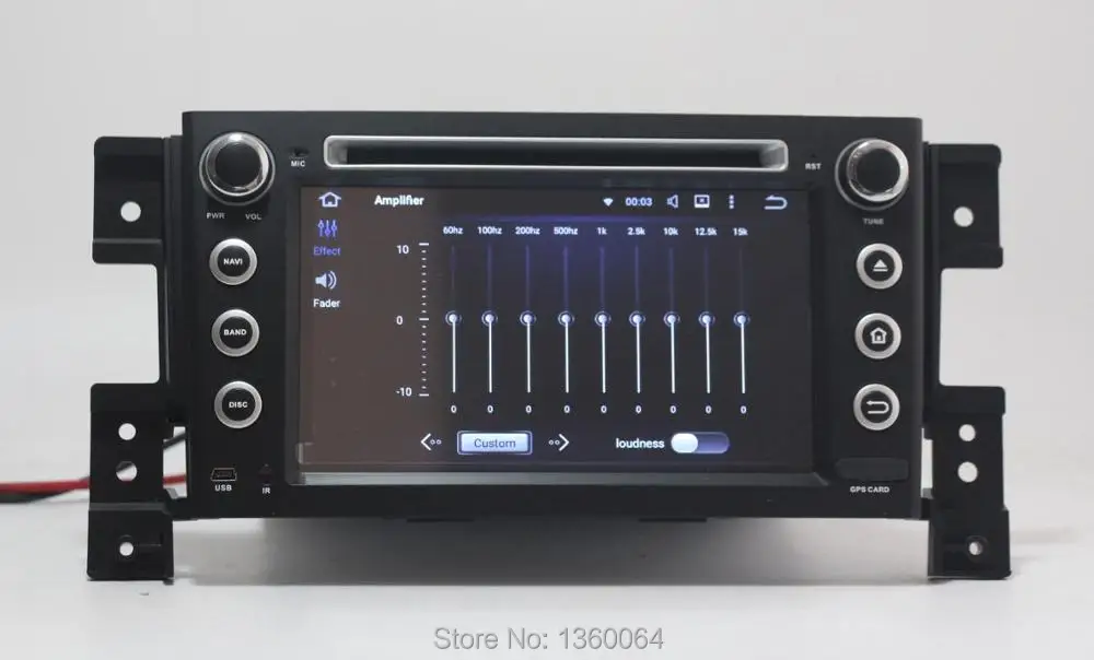 Clearance Quad Core Android 5.1 Car DVD for Suzuki Grand Vitara with Navigation system Radio WIFI 4G audio video player support OBD DVR 15