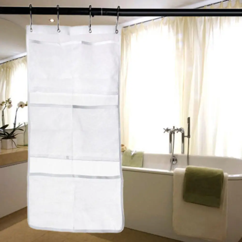 6 جيب الحمام حقيبة دش حمام شنقا شبكة المنظم العلبة حقيبة التخزين السنانير ملحقات الحمام 6 جيب الحمام حقيبة دش حمام شنقا شبكة المنظم العلبة حقيبة التخزين السنانير ملحقات الحمام