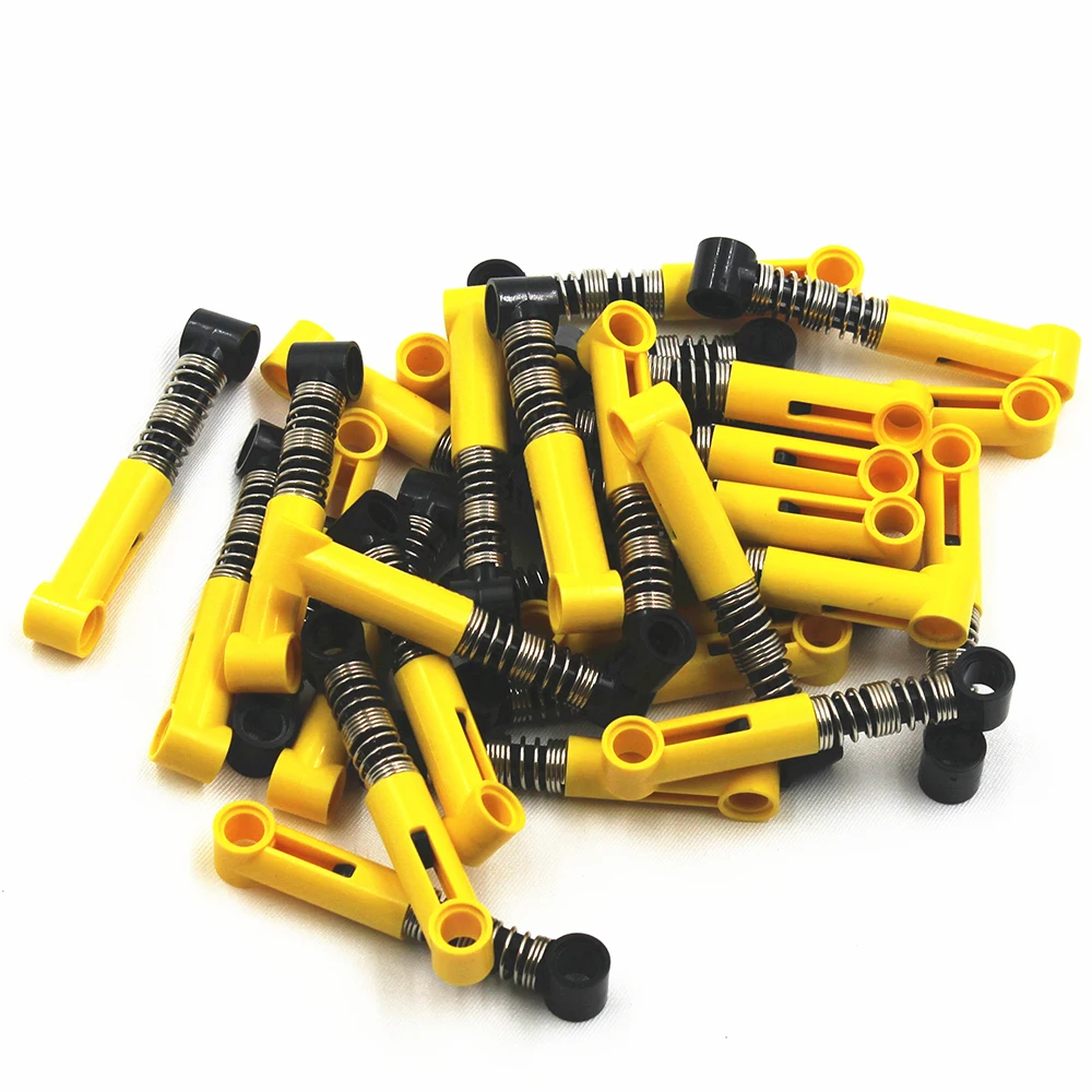 Self-Locking Bricks Shock Absorber 6.5L (soft Spring) 15 Pcs/lot compatible with Lego NOC6027566-Y
