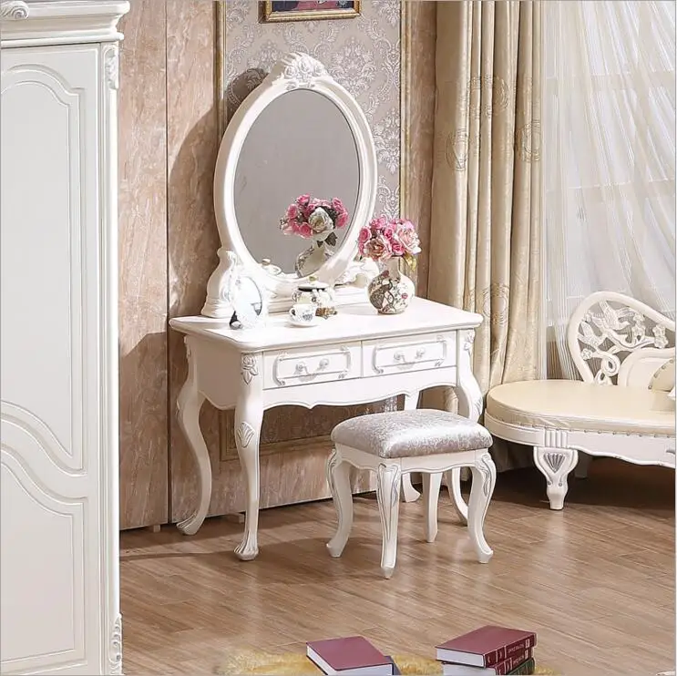 European Mirror Table Modern Bedroom Dresser French Furniture