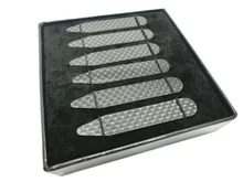 SHANH ZUN 6 Pcs Real Carbon Fiber Collar Stiffeners 2 Size to Select