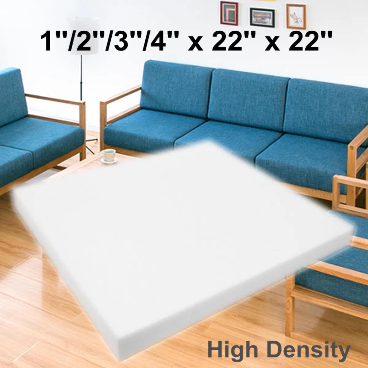 55x55cm High Density Upholstery Cushion Foam Chair Sofa Seat Foam Pad Sheet Mattress Bed Floor High Density Upholstery Cushion 55x55cm High Density Upholstery Cushion Foam Chair Sofa Seat Foam Pad Sheet Mattress Bed Floor High Density Upholstery Cushion