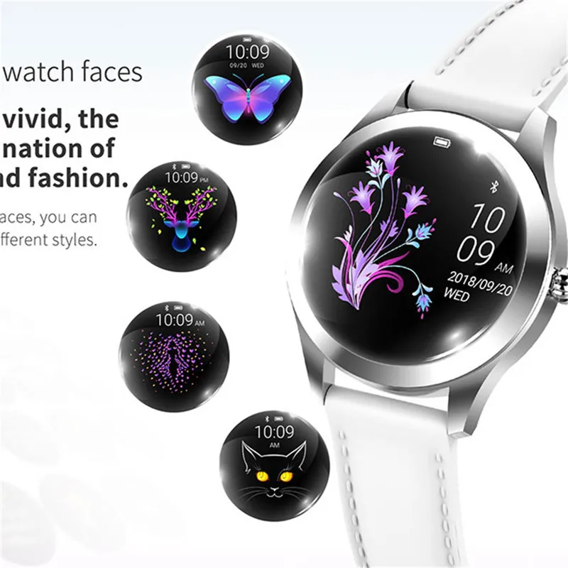 

KW10 Smart Watch Women 2019 IP68 Waterproof Heart Rate Monitoring Bluetooth For Android IOS Fitness Bracelet Sport Smartwatch
