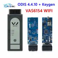 Best VAS 6154 4.4.1 ODIS V4.4.10 OKI Full Chip VAS6154 WIFI & Bluetooth For Audi/Skoda Better Than VAS5054 Support UDS For VAG