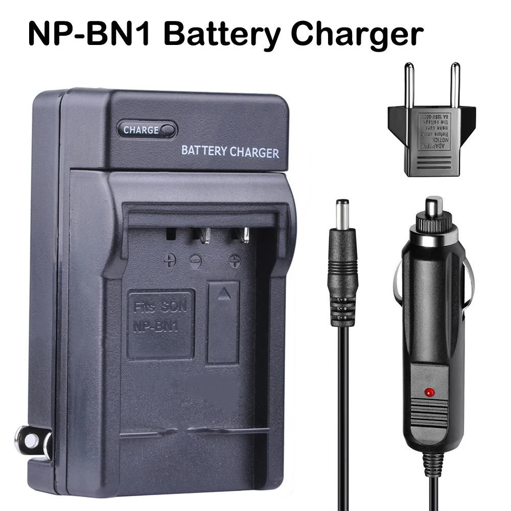 

NPBN1 NP BN1 NP-BN1 Car Charger DC Charger + EU Plug For SONY DSC TX9 T99 WX5 TX7 TX5 W390 W380 W350 W320 W360 QX100 W370 camera
