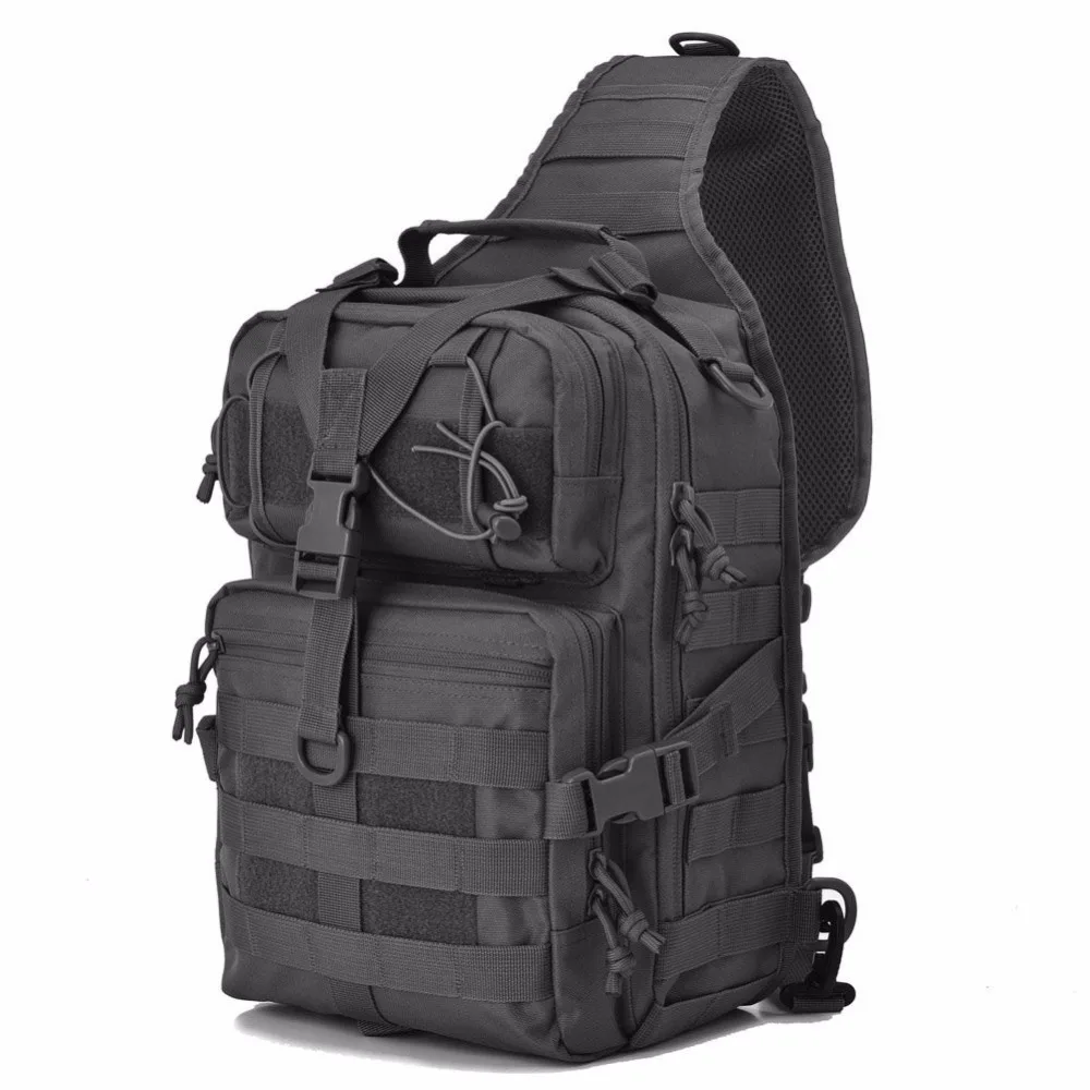 Tactical Assault Pack Military Sling Backpack Waterproof EDC Rucksack Molle Bag For Hiking Hunting Traveling Camping 20L