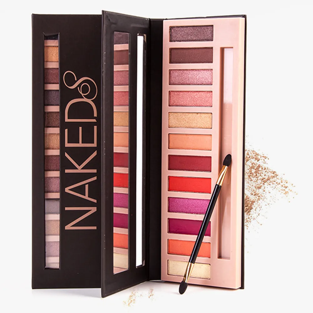 

2019 Brand New Eye Shadow 12 Color Makeup Eye Shadow PHOERA 1pc Magnificent Metals Glitter and Glow Liquid Eyeshadow F4.16