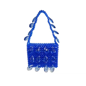 

2020 Fashion Handmade Fish Beads Bag Mini Party Portable Beaded Bag