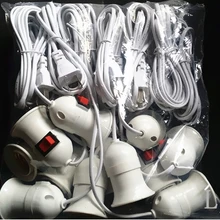 Цоколи лампы E27 с выключателем и длиной провода 4 м 250 в 10 А