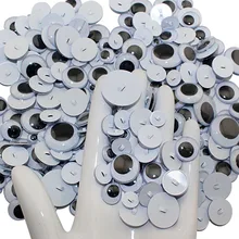 100PCS Sewing eye Wiggle Doll eyes Googly Safety Toy eyes Masking Accessory hallowen decoration