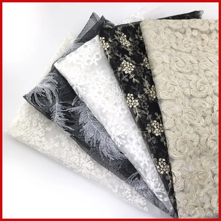 

SMTA Cotton fabric the cloth Patchwork Fabrics by the meter Fabric for needlework for needlework Lace lace cloth 50*130cm