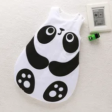 Спальный мешок для малышей с изображением панды и лисы; хлопковый спальный мешок для младенцев; зимний спальный мешок для малышей; детская противоскользящая Хлопковая пижама
