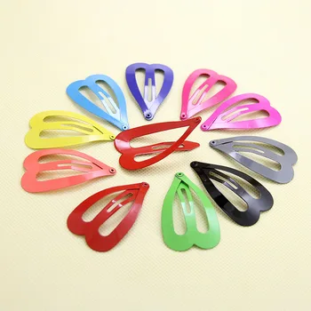 

240Pcs Heart Mixture Baby BB Toddler Hair Clips Bows Barrettes Children hairpin Mix Color Mix Type - Free Shipping