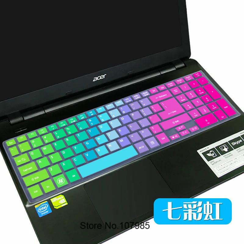 Силиконовая Водонепроницаемая Защитная пленка для клавиатуры ноутбука Acer Aspire V15