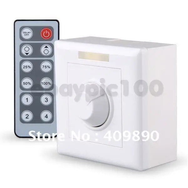 Free shipping IR Remote LED Light Lamp Dimmer Control Controller 12