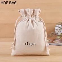 Натуральная Холщовая Сумка упаковка ювелирных изделий/макияж/подарок/Свадебные/вечерние/коробка для хранения/сумки для ожерелий хлопковые мешочки с завязками принт с логотипом на заказ