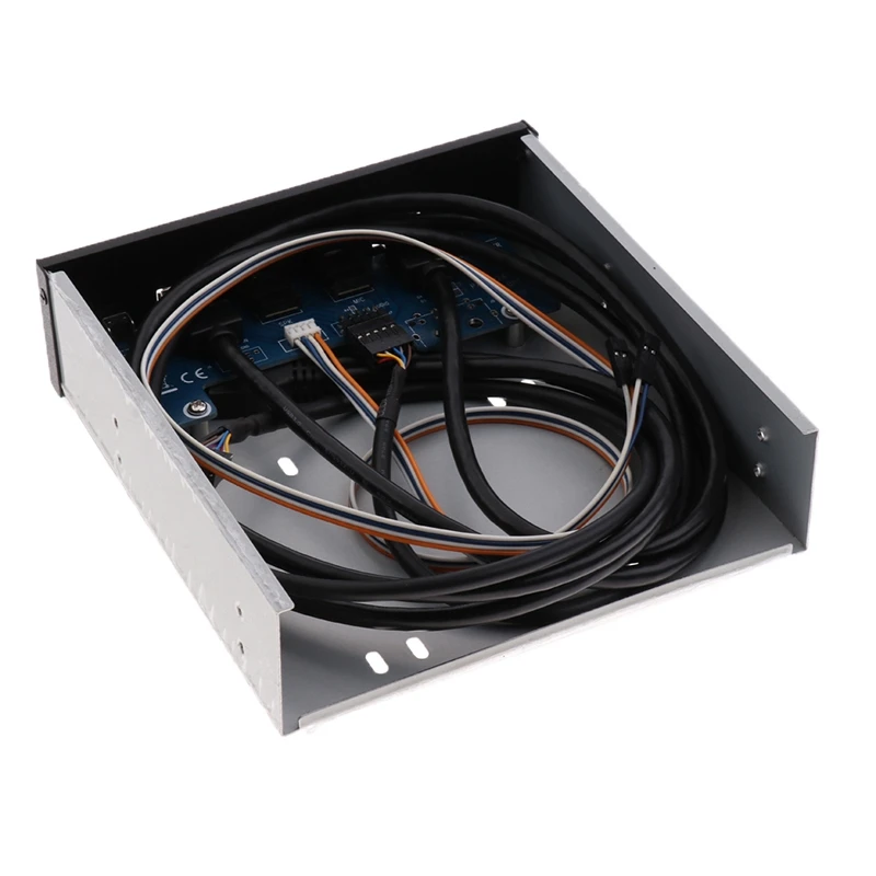  Usb 3.0 2 Porte Adattatore di Espansione Usb 3.0 Hub Pannello Frontale Dell'unità Ottica + Hd Audio