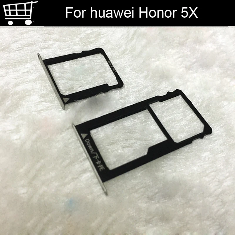 2ses Lot For Huawei Honor 5x Sim Card Tray Micro Sd Card Tray