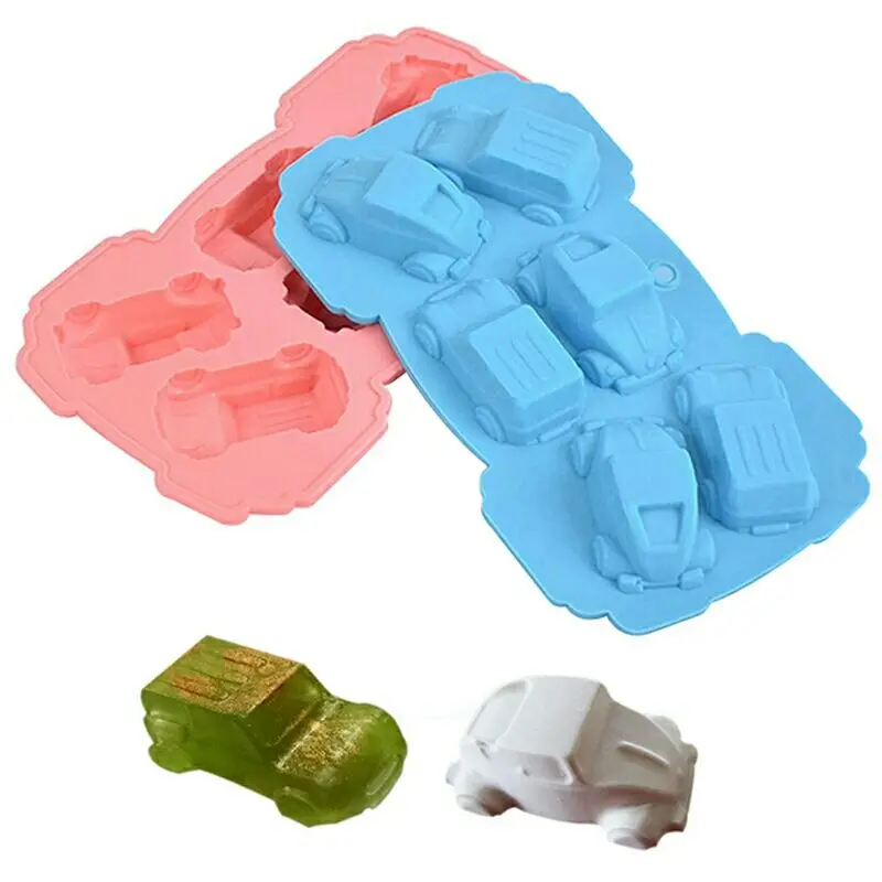 Car Silicone Molds Fondant Cake Decorating Tools Jelly Soap Chocolate