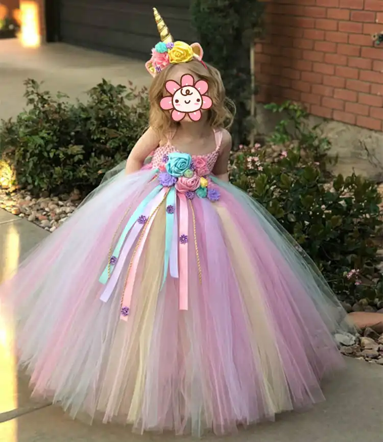 Unicorn tutu dress for girl Outlet