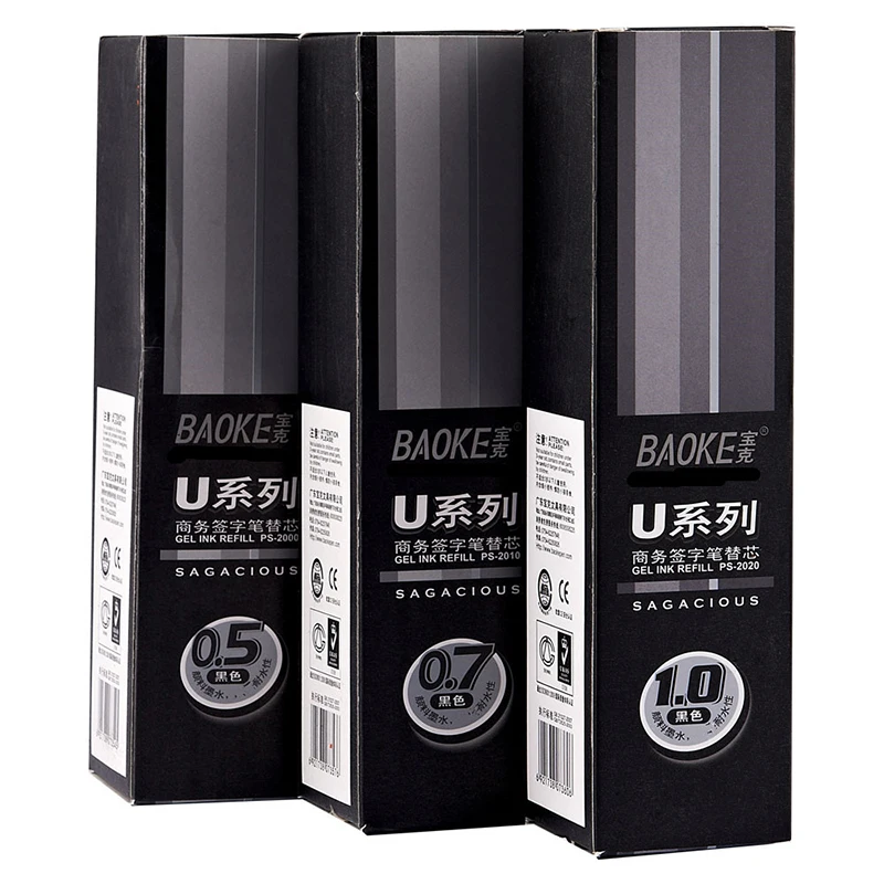 

Baoke U series business signature Refill Black Ink pen core 2000 2010 2020